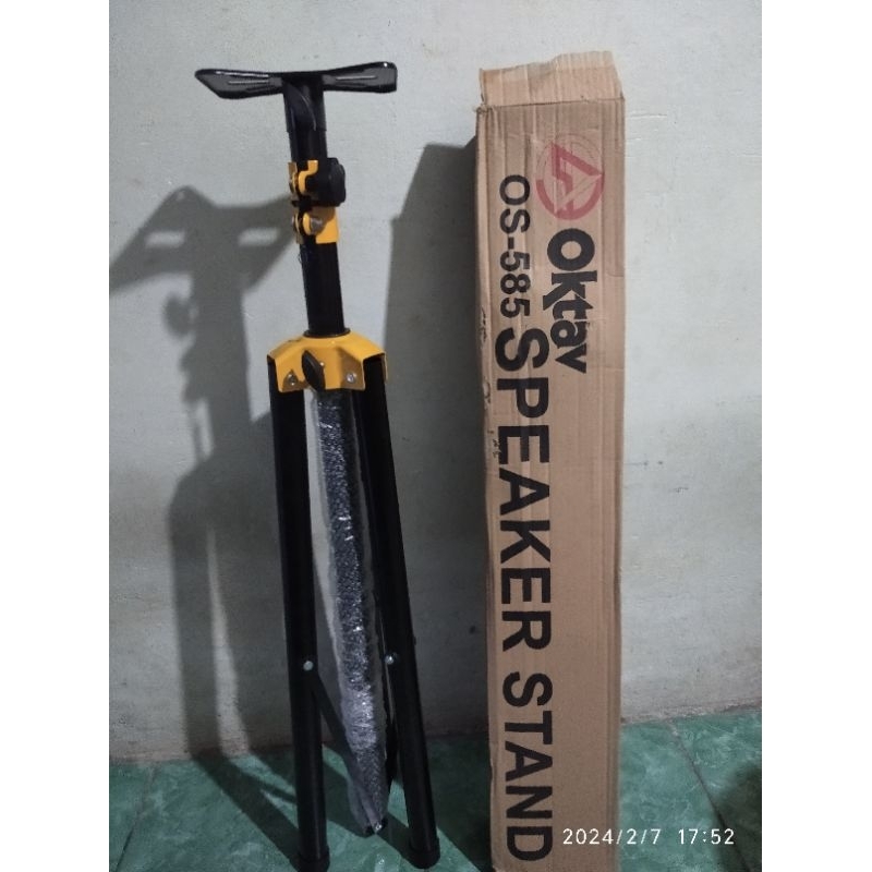 stand /tiang tripod speaker aktif /pasif OKTAV OS-585 full besi tebal