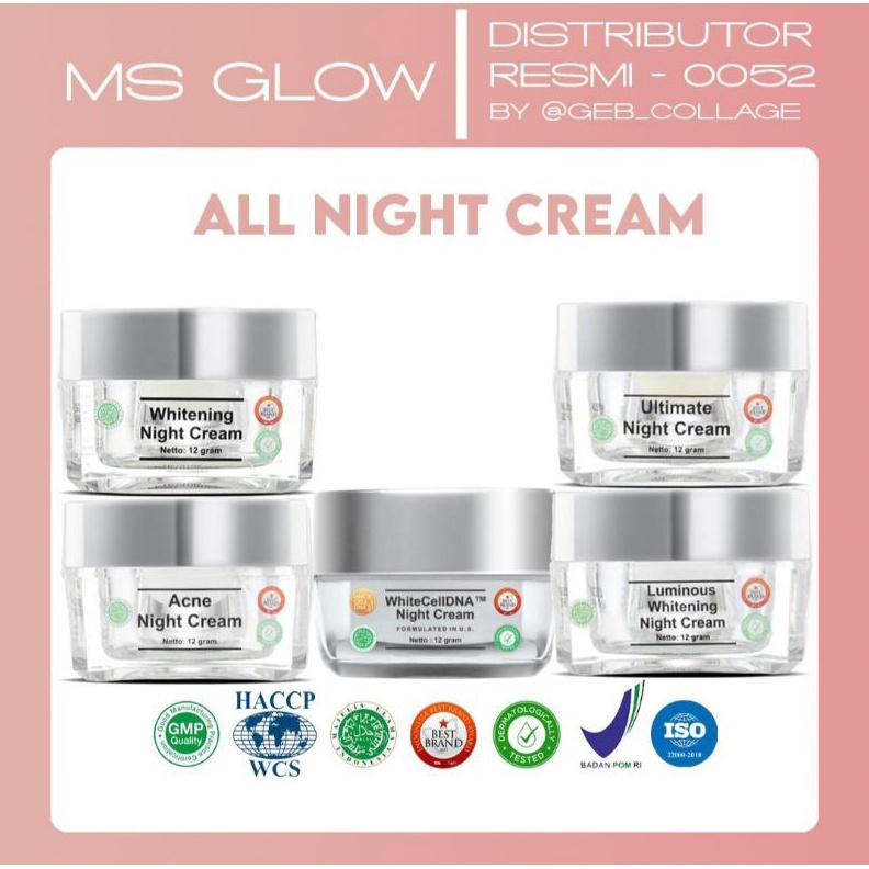 ART C59Q Ms Glow Nightcream Ecer