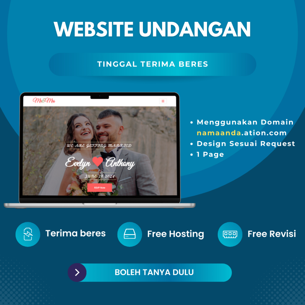 Jasa Pembuatan Website Undangan Pernikahan | Jasa Website | undangan online | Undangan website | Cus