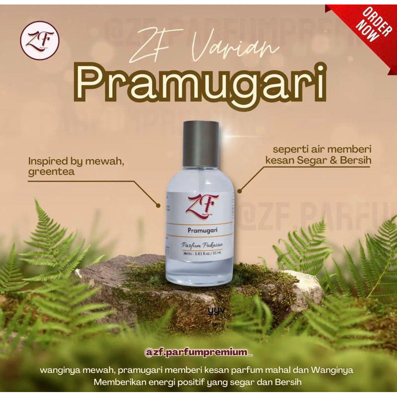 ZF Parfum Wanita PRAMUGARI Eau de Parfume 30 ML Wangi Tahan seharian