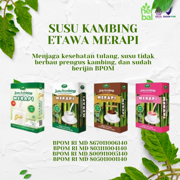 

Toko SUSU KAMBING ETAWA MERAPI obat pil kapsul kesehatan sehat organik alami kambing etawa bubuk sachet premium untuk tulang dan sendi paling ampuh dan terpercaya di apotik