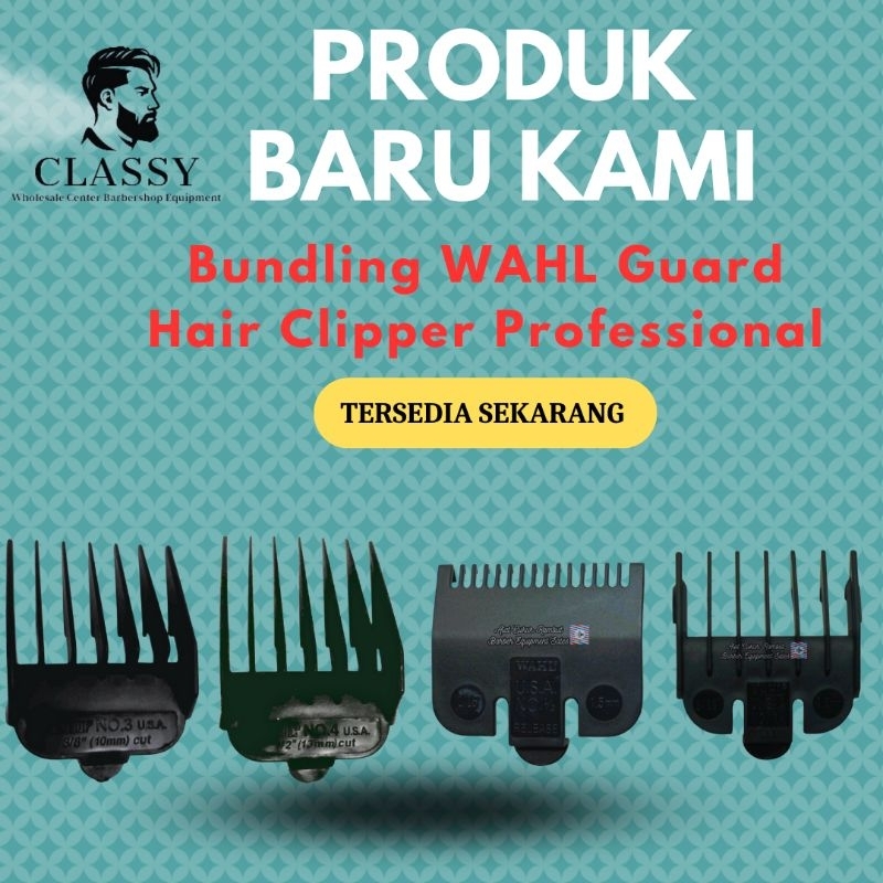 Sepatu Clipper Guard Hair Clipper Nomor 3&4 Ukuran 0.5 & 1.5 mm