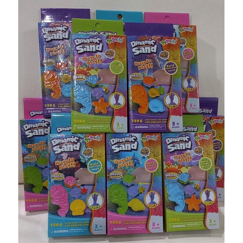 dynamic sand / mainan pasir anak