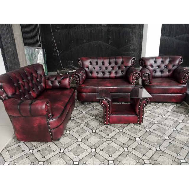 SOFA WOS JAGUAR 2 2 1 + MEJA KACA SOFA JAGUAR MINI 221 SOFA INUM MINI 221 FREE ONGKIR SERANG KOTA DA