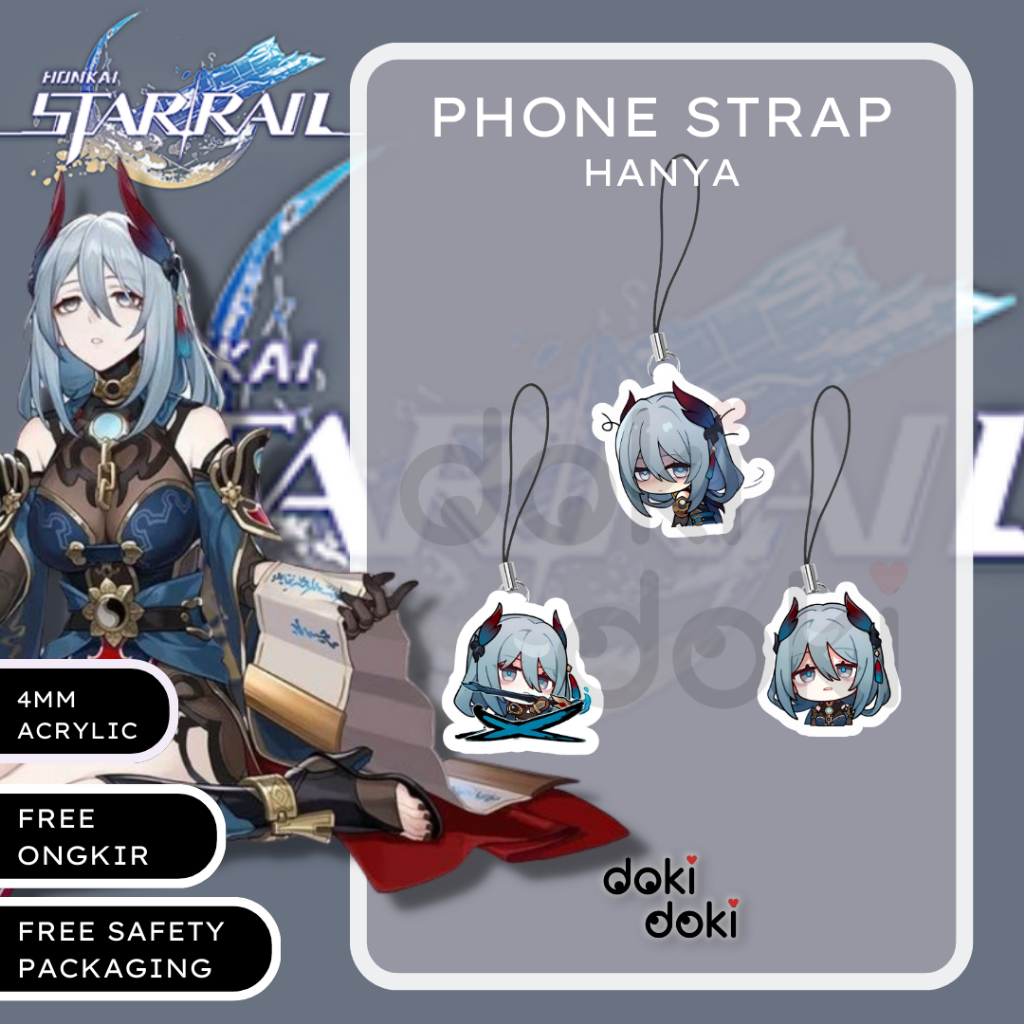 PHONE STRAP HP HANYA HONKAI STAR RAIL