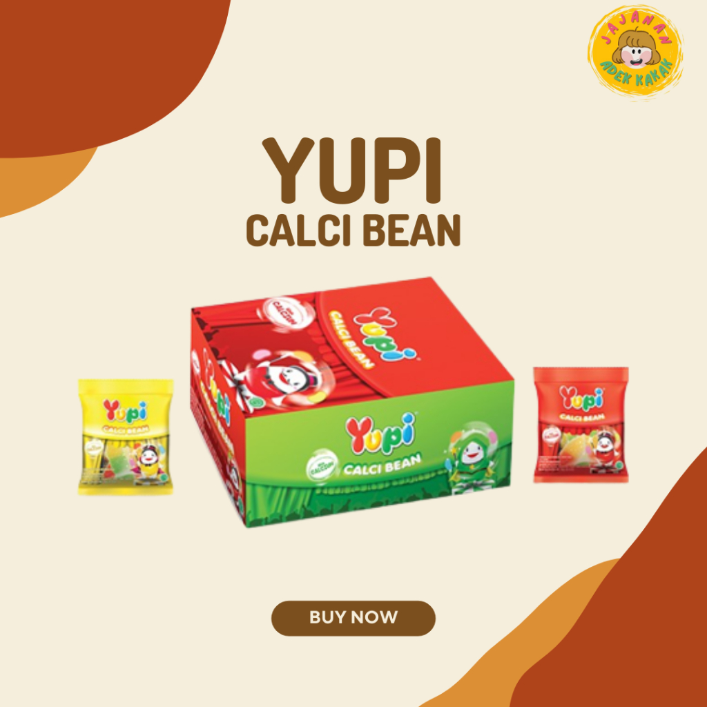 

Yupi Box Calci Bean Isi 12 Pcs