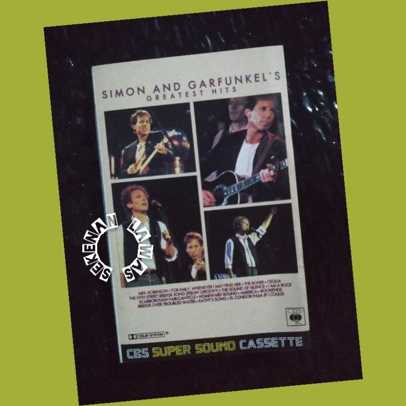 Kaset Simon & Garfunkel - Greatest Hits (Bagus)
