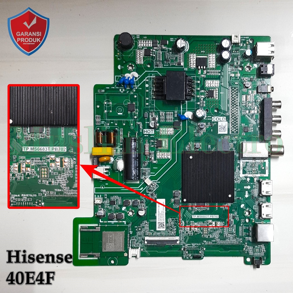 Mainboard LED TV Hisense 40E4F 40E4