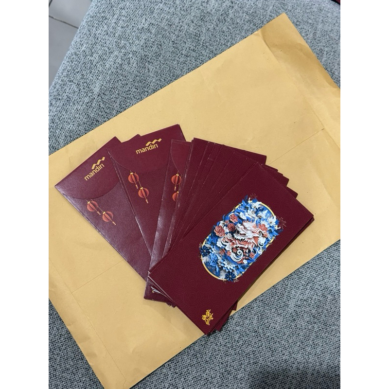 

Amplop Angpao / Kertas Angpao Imlek Tahun Naga / Dragon Year 2024 Mandiri Limited Edition