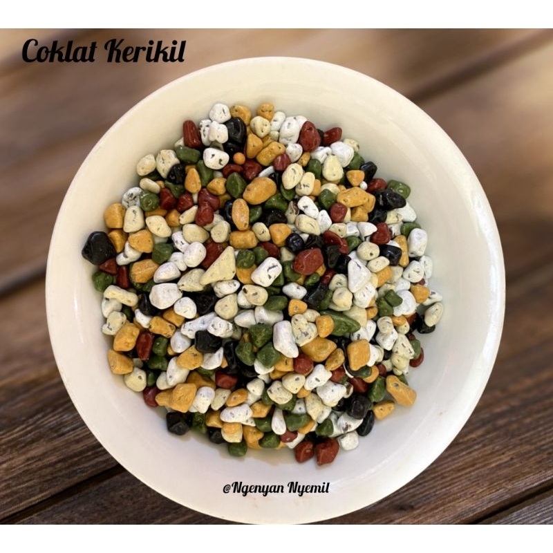 

Coklat krikil 250gram & 500gram