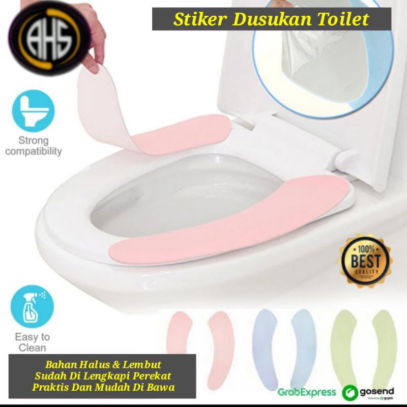 Sticker Alas Duduk Kloset Toilet Stiker Dudukan Alas Tempat Duduk Closet Kloset Toilet Kamar Mandi S