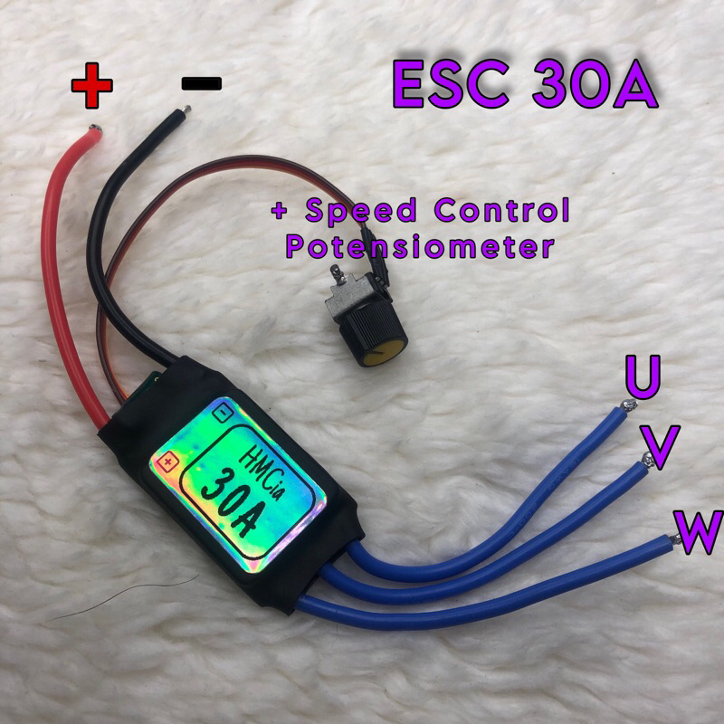 Mini ESC Brushless 30A + potensio