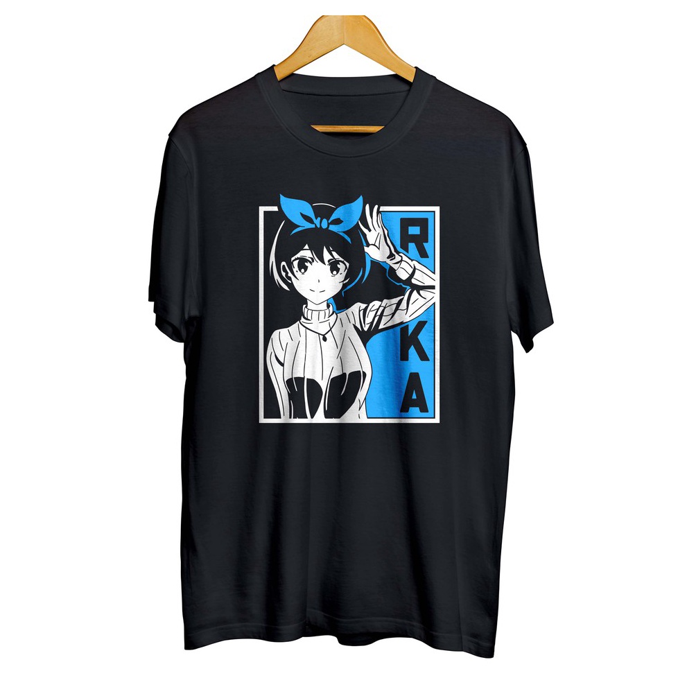Diskon Kaos distro anime RUKA SARASHINA WAIFU KAWAII  KANOJO OKARISHIMASU 1 coton combed 3s CCB