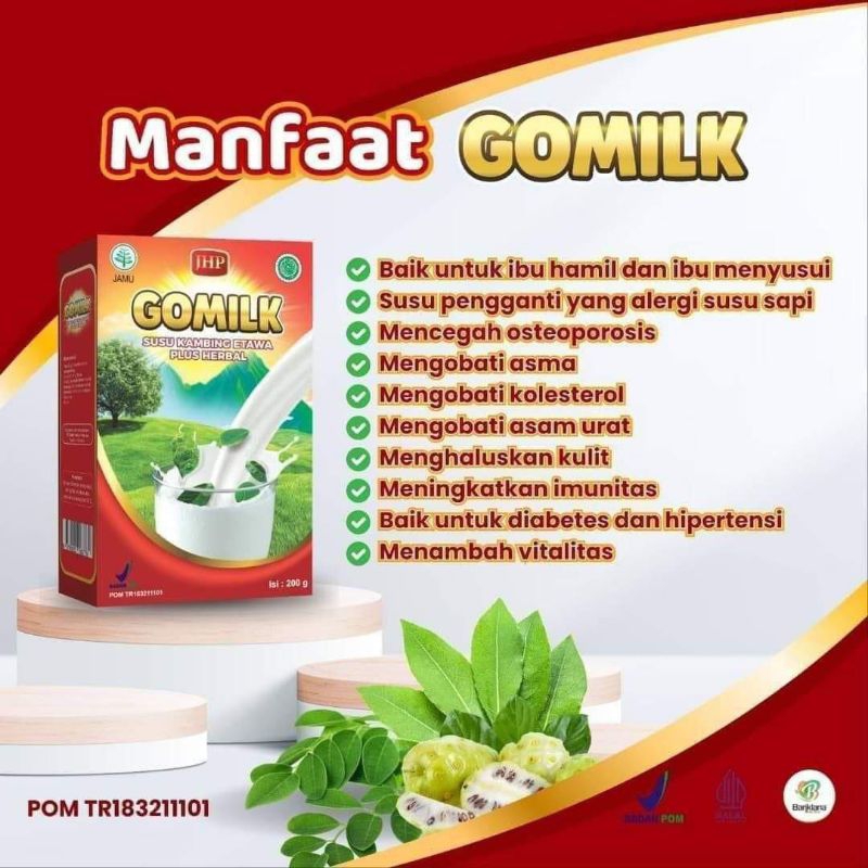 

GOMILK SUSU KAMBING ETAWA PLUS HERBAL