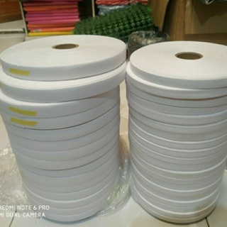 

Label Katun Putih Polos Hitam 1,3cm 2cm 3cm 1cm