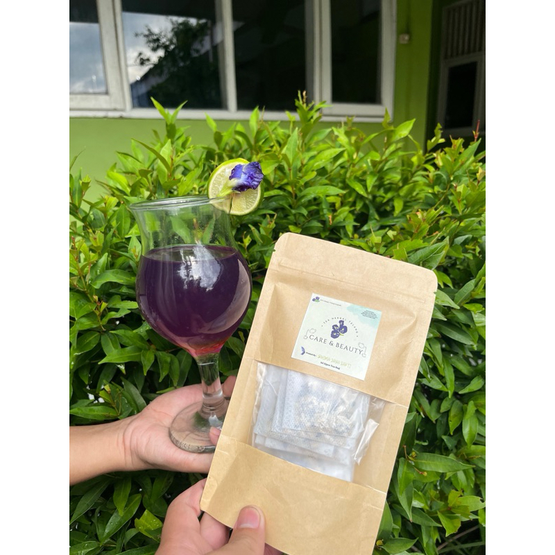 

Teh Bunga Telang 100% Organik by BHIMA / Wedang Telang / Minuman Kesehatan dan kecantikan / Butterfly Pea