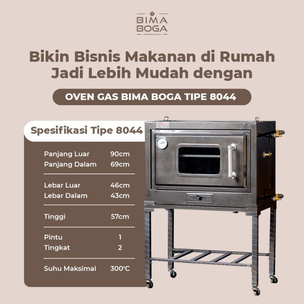 Paket BIMA BOGA Oven Gas Type 8044