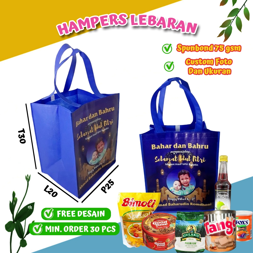 

Goodie Bag Parcel Lebaran Idul Fitri Kotak Custom Tulisan