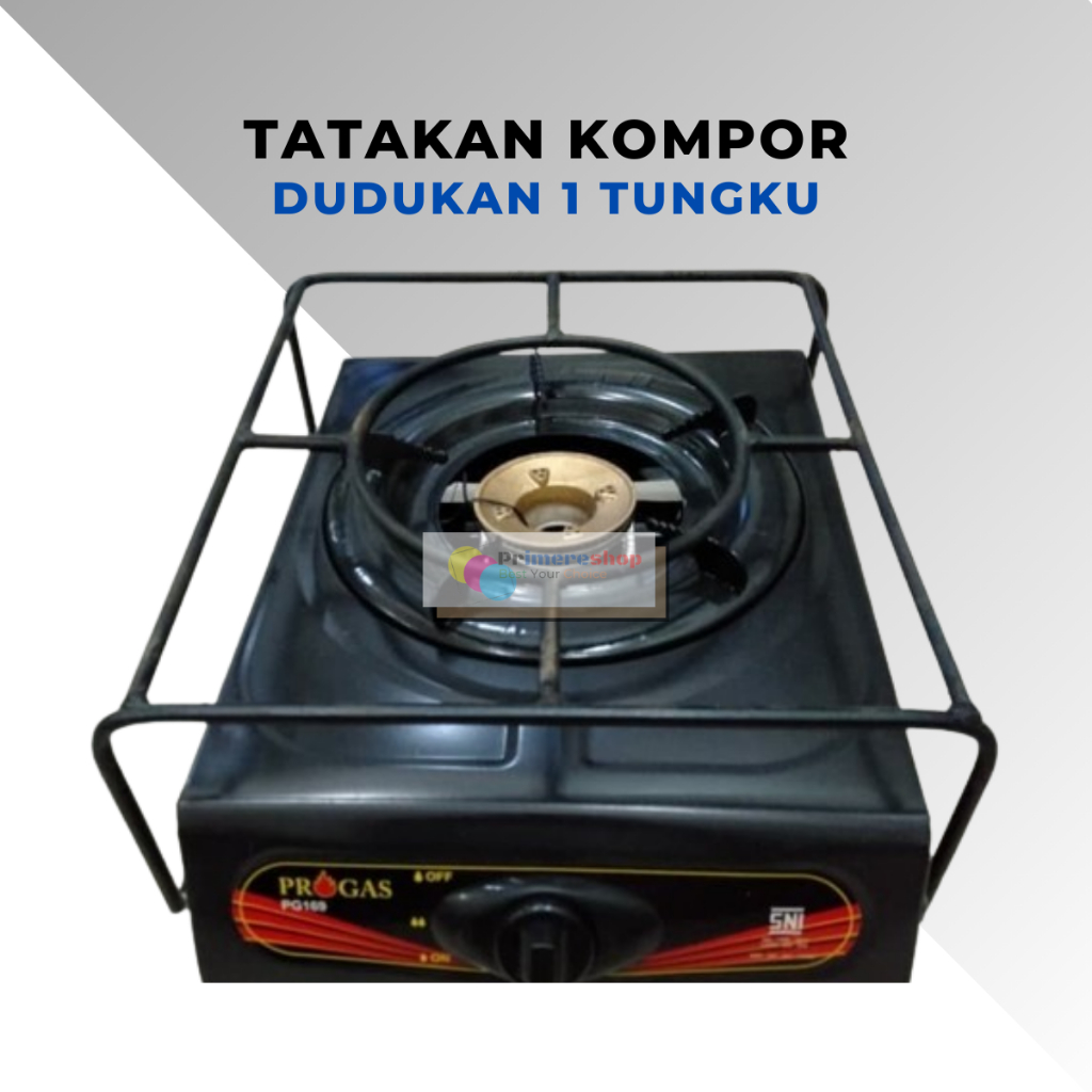 Tatakan Kompor Gas Rinai 1 Tungku Besi / Dudukan Kompor Gas Murah