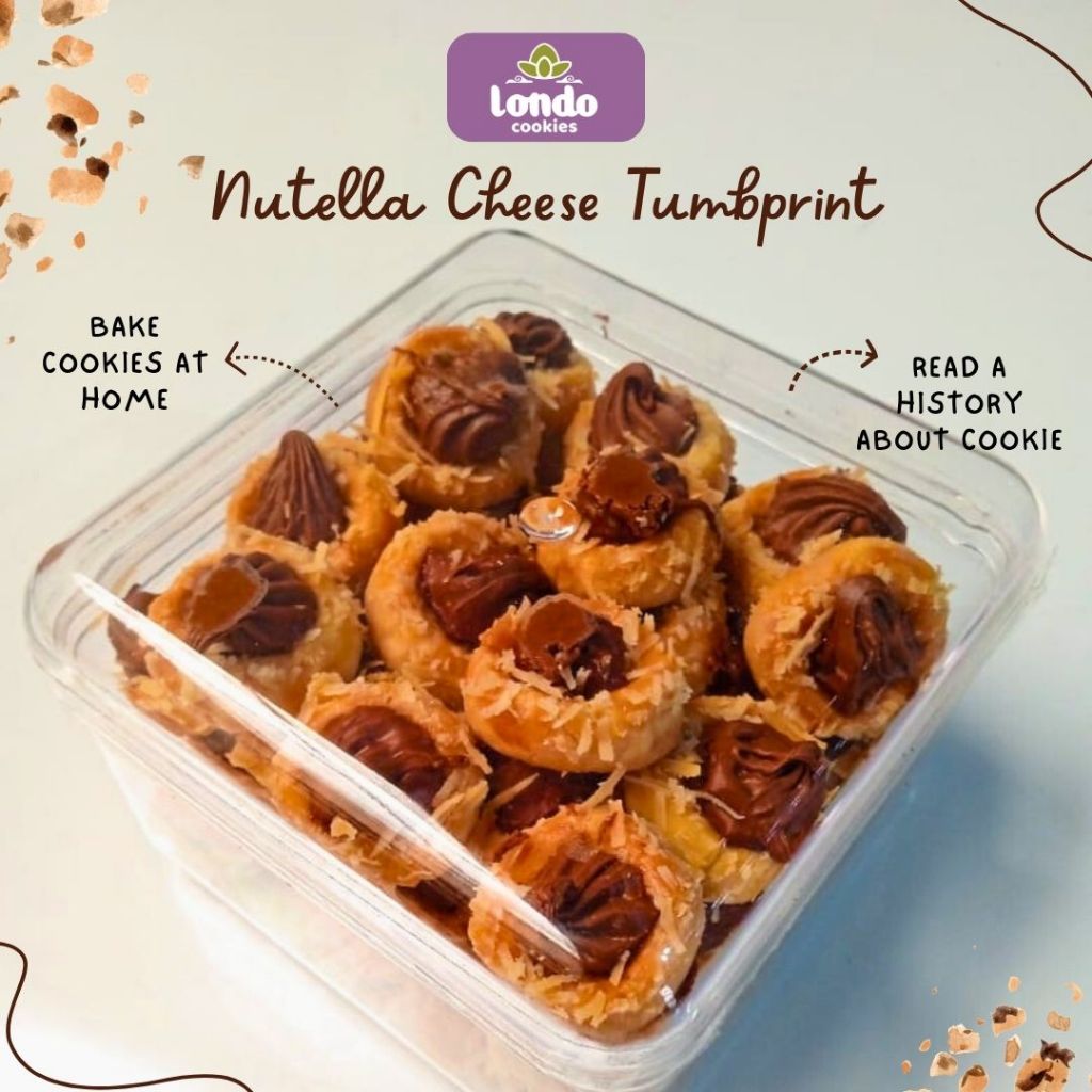 

Kue Kering Lebaran_NUTELLA CHEESE TUMBP by LONDO COOKIES