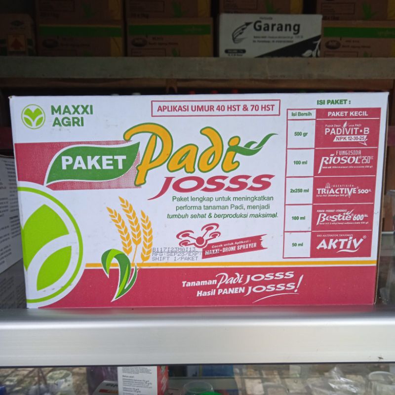 Paket Padi Joss Merah Fase Generatif Pestisida lengkap tanaman padi