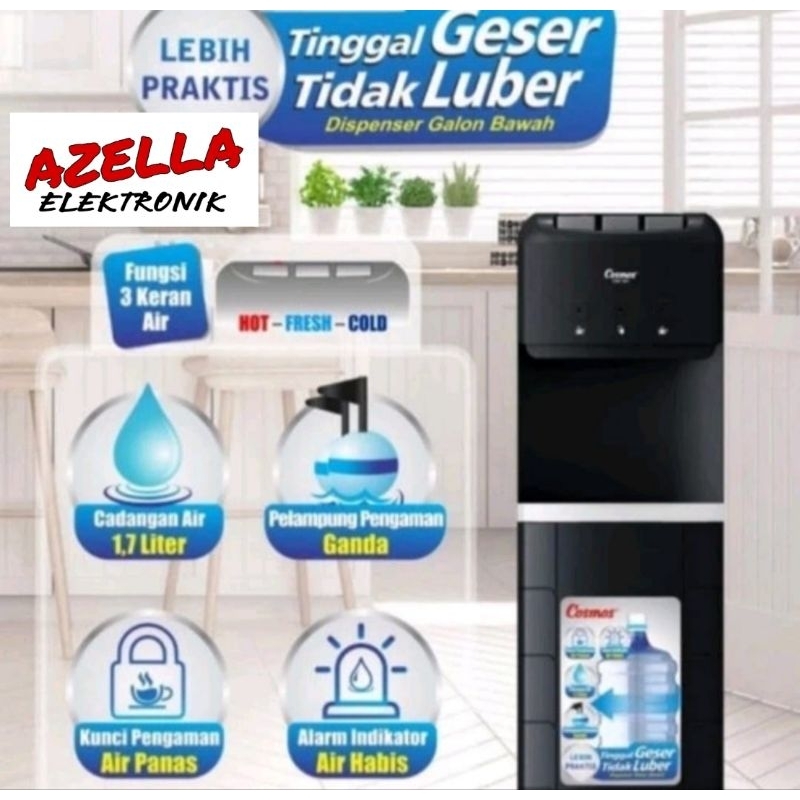 DISPENSER COSMOS GALON BAWAH CWD 7601 (HOT, COLD AND NORMAL)