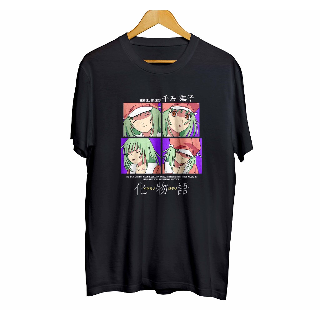 Kaos distro infinite anime NADEKO SENGOKU OPENING - BAKEMONOGATARI material combed 30s