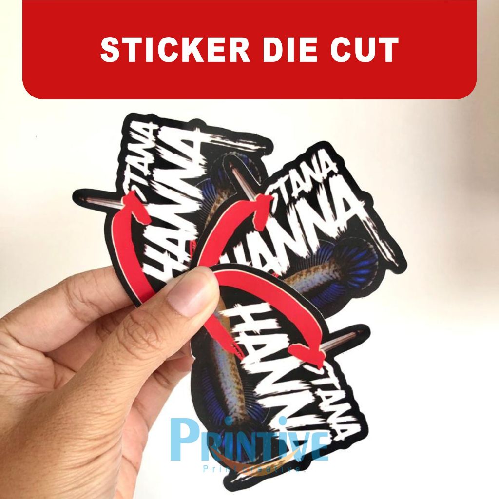 

Cetak Stiker Vinyl/Cromo A3+ Cutting Putus Die Cut/ Cetak Stiker Full Cutting