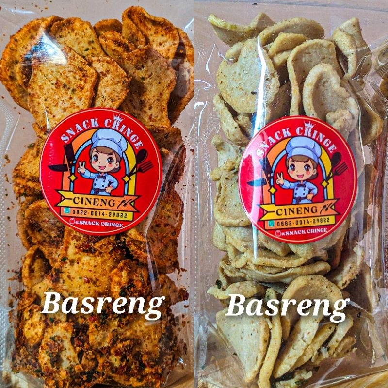 

basreng pedas daun jeruk/snack cringe