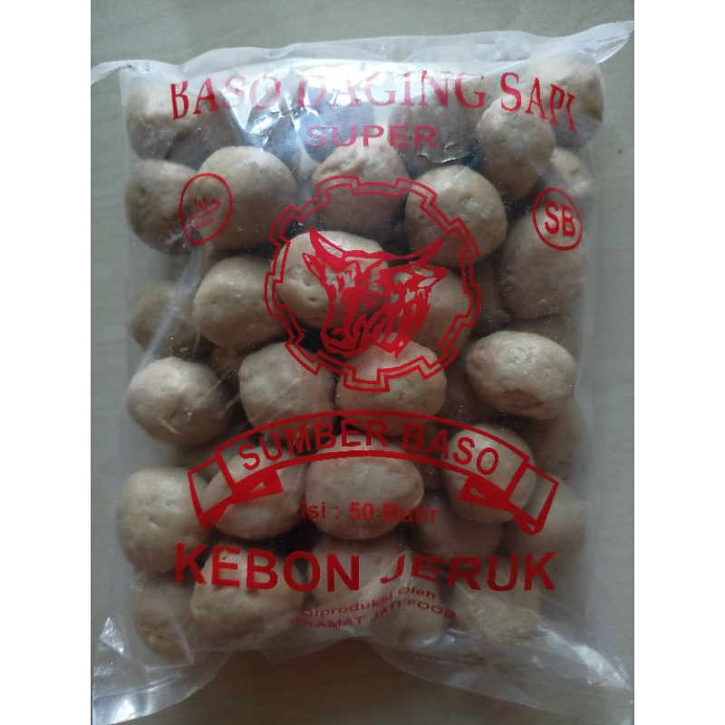 

Bakso Sapi Sumber Baso Kebon Jeruk 25/50pcs SayurBob