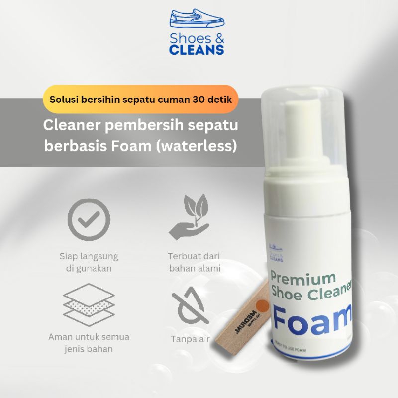 Pembersih sepatu dan sikat sepatu/Sabun pembersih