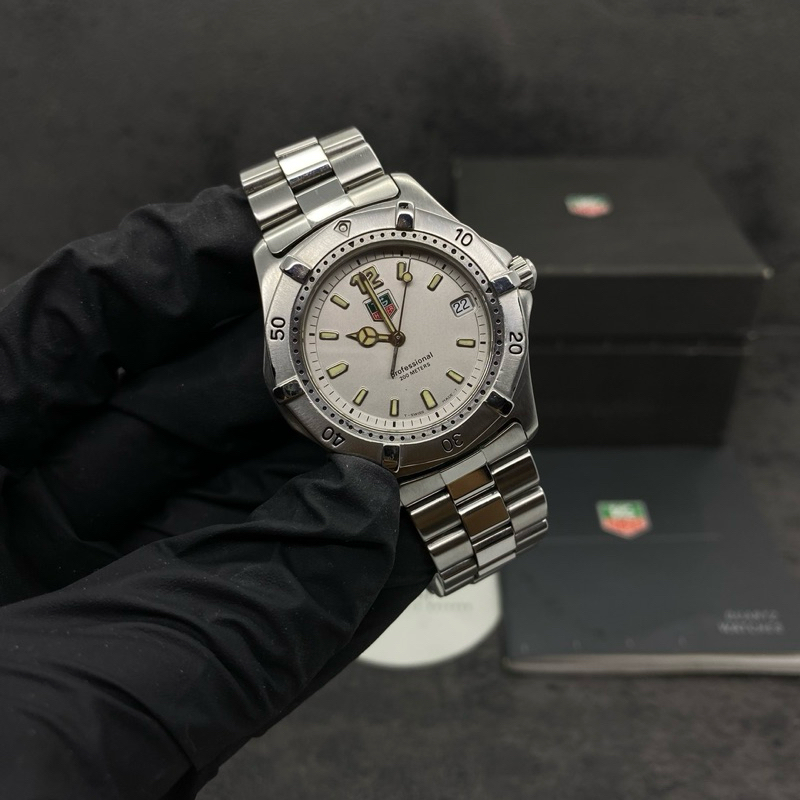 (SOLD)Jam Tangan Tag Heuer Professional Vintage Watch WK1112 Diver 39mm Original