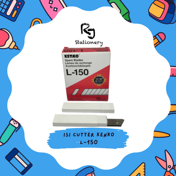 

KENKO CUTTER BLADE / isi pisau cutter L-150 (18 Mm)