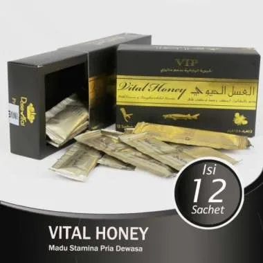 

Vital Honey VIP Original Madu Pria 1 Box (12 Sachet) - 1 Box 12 Sachet
