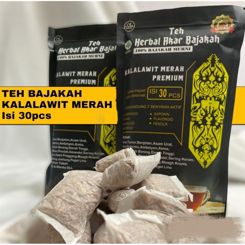 

Teh herbal bajakah isi 30 pcs bajakah kalalawit merah Kalimantan