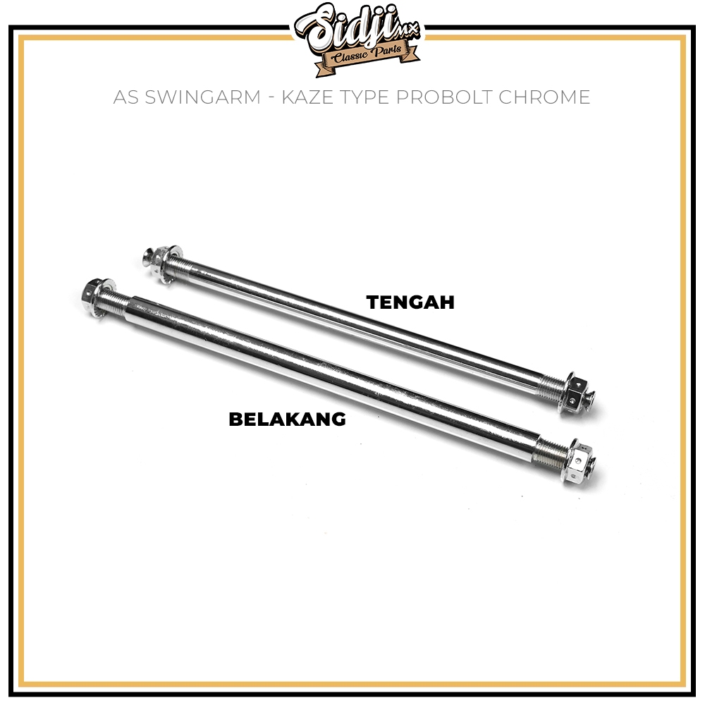 As Swing Arm As Roda Depan As Roda Belakang Kaze Probolt Chrome PNP Tiger GL