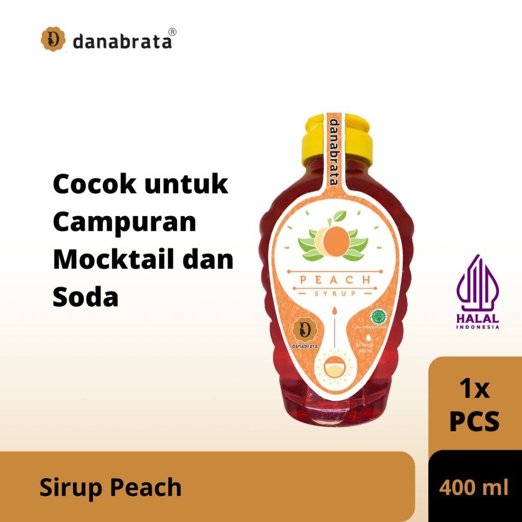 

Danabrata Sirup Peach 400 ml / Peach Syrup