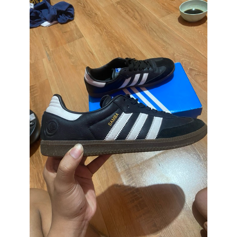 ADIDAS SAMBA VEGAN BLACK GUM