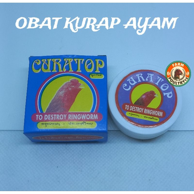 CURATOP SALEP OBAT KURAP AYAM AMPUH CEPAT MERONTOKAN KURAP PADA KULIT AYAM OBAT JAMUR AYAM OLES