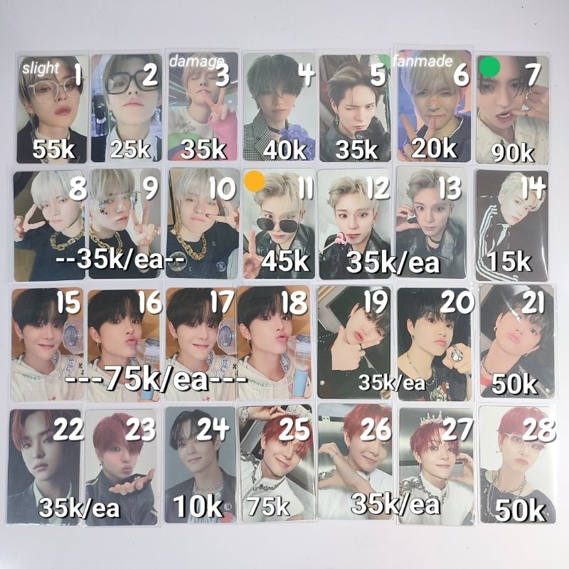 [BACA DESKRIPSI] Pc Photocard Postcard Treasure official murah Jaehyuk Hyunsuk Junghwan Asahi Haruto