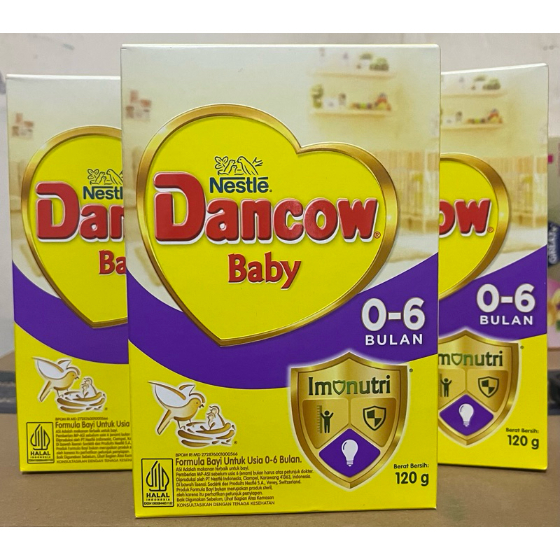 Dancow Baby 0-6 & Dancow Baby 6-12 Bulan 120gr