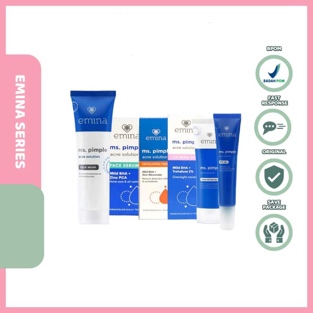 Emina Ms Pimple / emina face wash / emina bright stuff / cuci muka emina