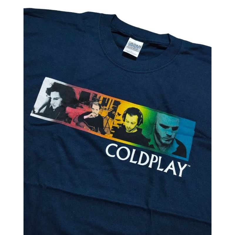 COLDPLAY - TWISTED LOGIC TOUR 2006 (L) Kaos Tshirt Baju Band Import Original