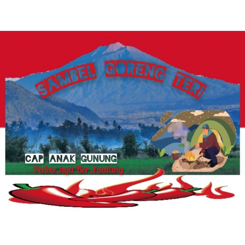 

*PROMO BELI 2 GRATIS 1* SAMBEL GORENG TERI ANAK GUNUNG 200GR