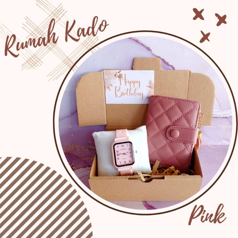 

Kado mini jam tangan dan dompet | Hampers kado valentine| Hampers kado ulang tahun