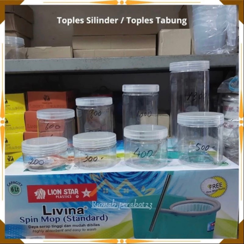 SALE TOPLES PLASTIK MIKA SILINDER TOPLES TABUNG KUE KERING