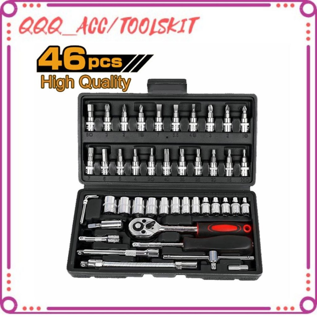 Kunci Shock set 46pcs Kunci Shock 1set 46 in 1 Kunci Shock Motor Lengkap