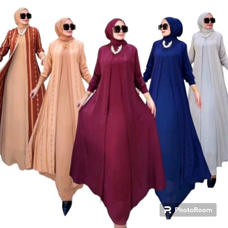 INARA DRESS SET PASHMINA VOL 2 BY FATIMAH SYAR'I