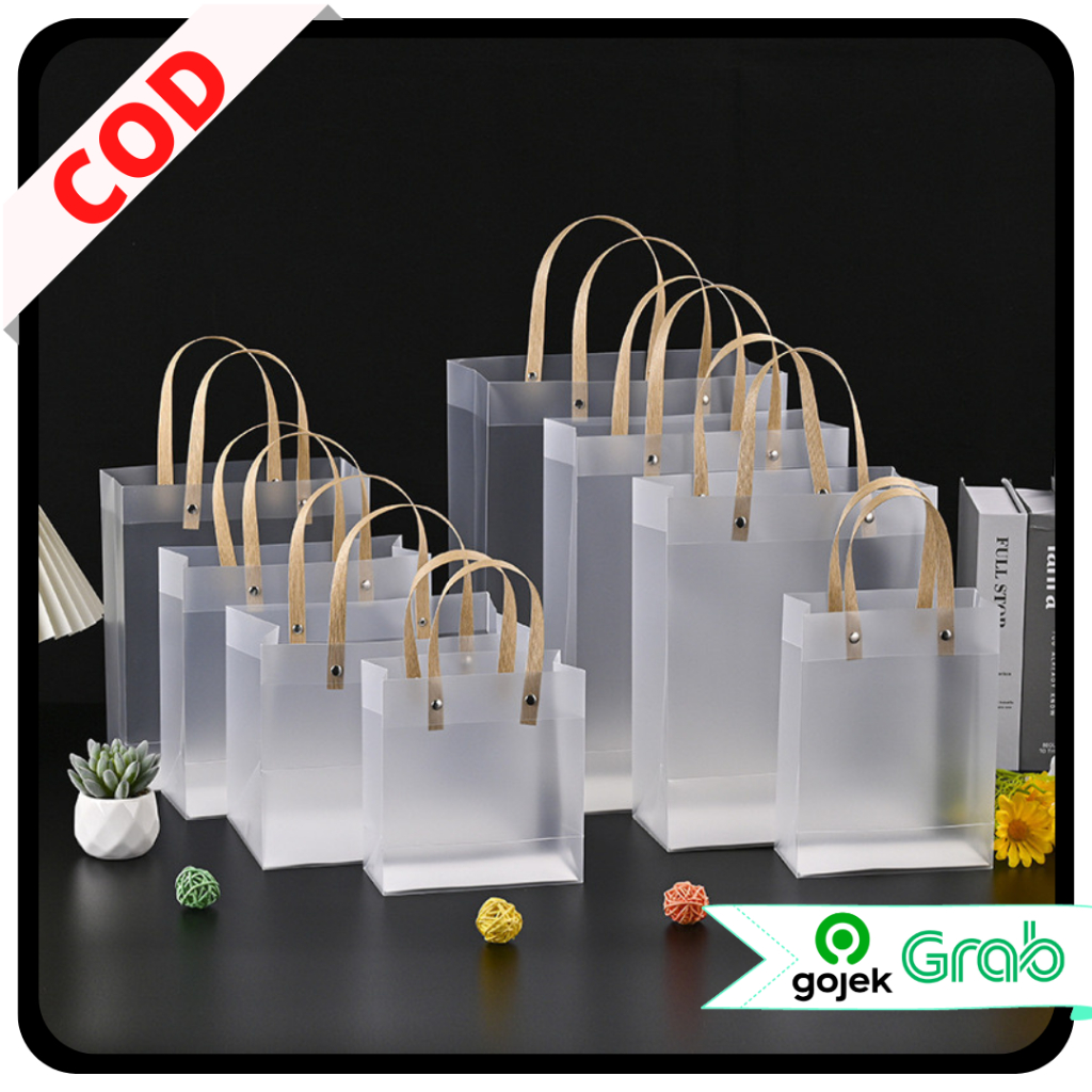 

KAISSO - PLASTIC BAG TRANSPARANT TAS MIKA PP SOUVENIR HADIAH POLOS GOODIE BAG HAMPERS BENING TRANSPARAN
