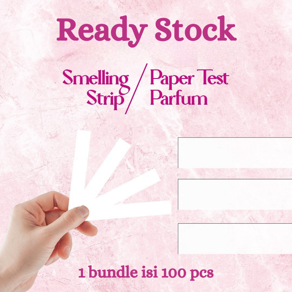 

Smelling Strip Perfume / Kertas Parfum Paper Test Polos Isi 100 pcs